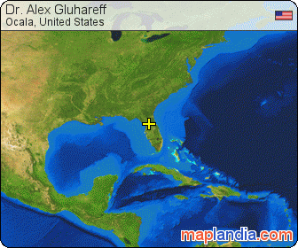 Dr. Alex Gluhareff satellite map