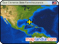 Gus Cisneros State Farm Insurance satellite map