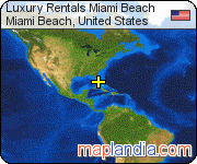 Luxury Rentals Miami Beach satellite map