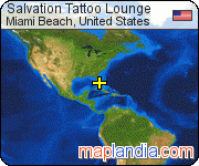 Salvation Tattoo Lounge satellite map