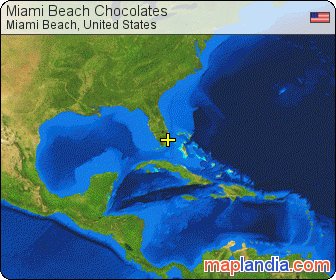 Miami Beach Chocolates satellite map