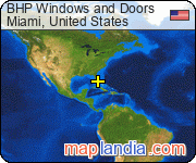 BHP Windows and Doors satellite map