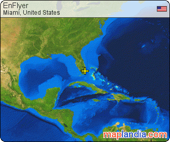 EnFlyer satellite map