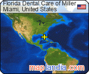 Florida Dental Care of Miller satellite map