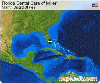 Florida Dental Care of Miller satellite map