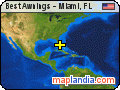 Best Awnings - Miami, FL satellite map