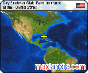 Guy Brickman State Farm Insurance satellite map