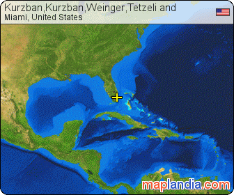 Kurzban,Kurzban,Weinger,Tetzeli and satellite map