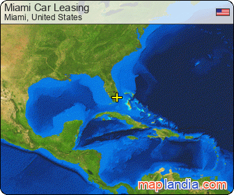 Miami Car Leasing satellite map