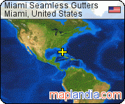 Miami Seamless Gutters satellite map