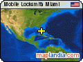 Mobile Locksmith Miami satellite map