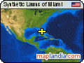 Synthetic Lawns of Miami satellite map