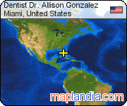 Dentist Dr. Allison Gonzalez satellite map