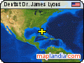 Dentist Dr. James Lyons satellite map