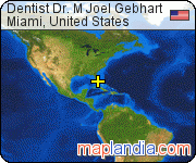 Dentist Dr. M Joel Gebhart satellite map