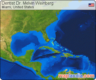 Dentist Dr. Melvin Weinberg satellite map