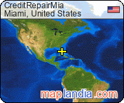 CreditRepairMia's map homepage