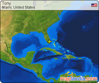 Tony's map homepage