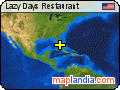 Lazy Days Restaurant satellite map