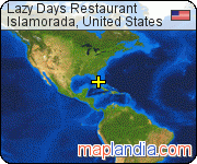Lazy Days Restaurant satellite map