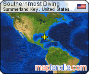 Southernmost Diving satellite map
