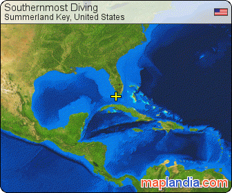 Southernmost Diving satellite map