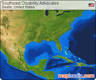 Southeast Disability Advocates satellite map