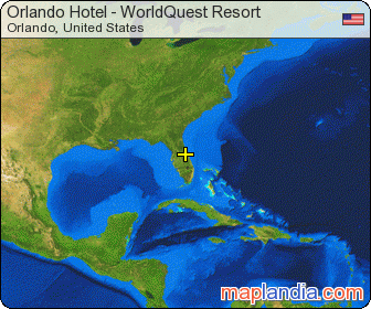 Orlando Hotel - WorldQuest Resort  satellite map