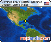 Domingo Bravo Allstate Insurance satellite map