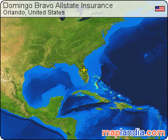 Domingo Bravo Allstate Insurance satellite map