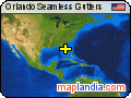 Orlando Seamless Gutters satellite map