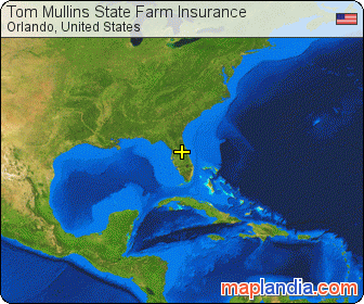 Tom Mullins State Farm Insurance satellite map