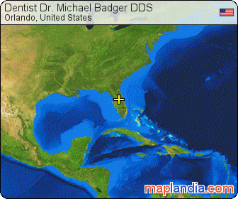Dentist Dr. Michael Badger DDS satellite map