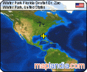 Winter Park Florida Dentist Dr. Zac satellite map