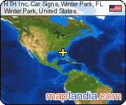 HTH Inc, Car Signs, Winter Park, FL satellite map