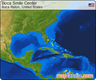 Boca Smile Center satellite map