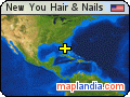 New You Hair & Nails satellite map