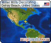 Miller Mills Decorating satellite map