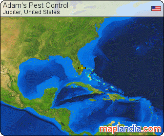 Adam's Pest Control satellite map