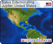 Bates Exterminating satellite map