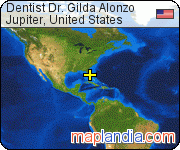 Dentist Dr. Gilda Alonzo satellite map