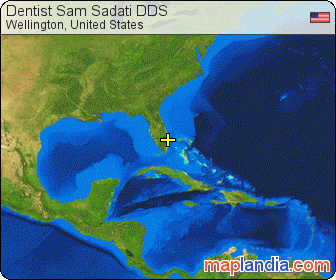 Dentist Sam Sadati DDS satellite map