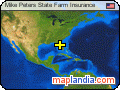 Mike Peters State Farm Insurance satellite map