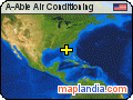 A-Able Air Conditioning satellite map