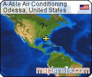 A-Able Air Conditioning satellite map