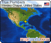 True Plumbers satellite map