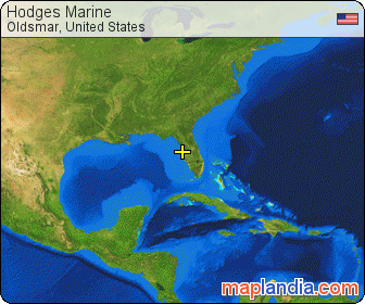 Hodges Marine satellite map