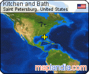 Kitchen and Bath satellite map