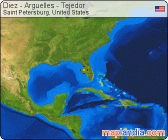 Diez - Arguelles - Tejedor satellite map