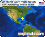 Mastech Communication satellite map